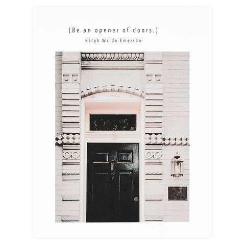 The Pen + Piper Doors Greeting Card 