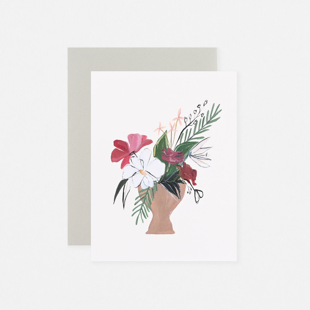 Our Heiday Bouquet Series Assorted Folded Note Cards Boxed 
