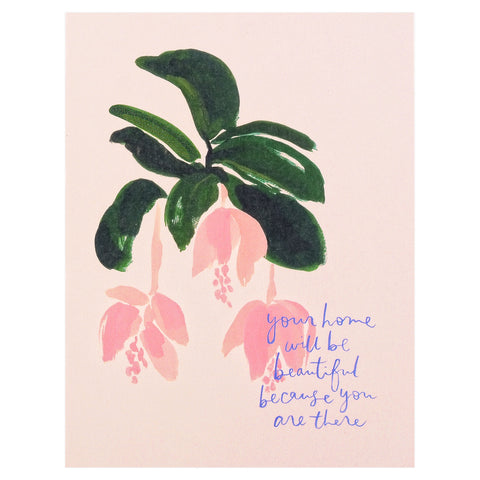 Our Heiday Home Will Be Beautiful Greeting Card 