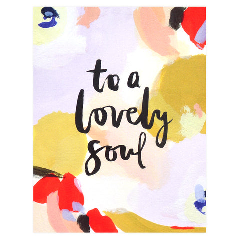 Our Heiday To a Lovely Soul Greeting Card 