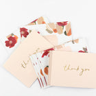 Our Heiday Marigold Folded Thank You Cards Single or Box of Six 