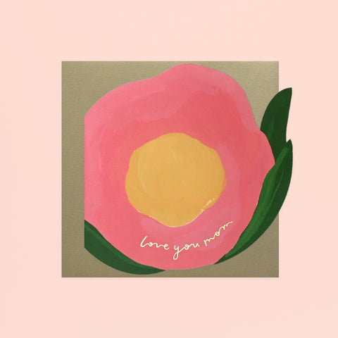 Our Heiday Poppy Love You Mom Mother's Day Card 