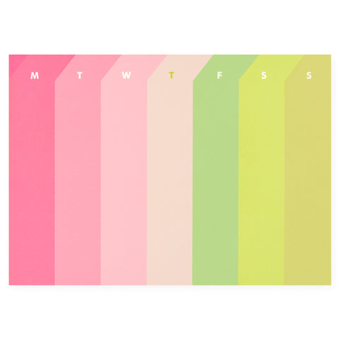 Paperways Palette Weekly Pad La Vie En Rose 