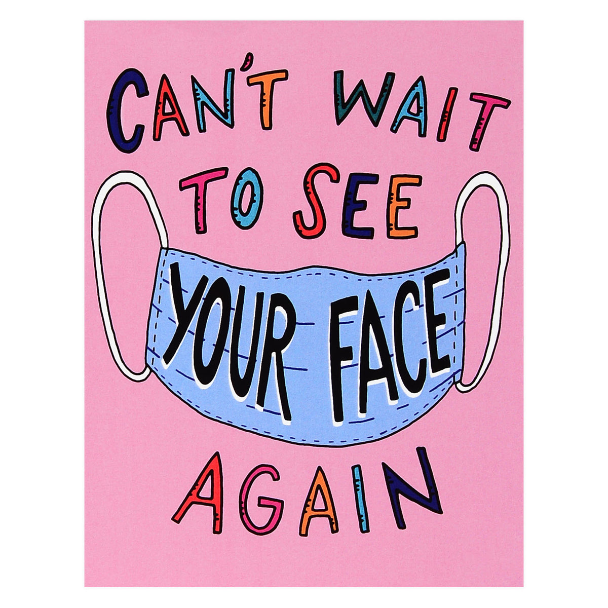 Papa Llama Can't Wait To See Your Face Greeting Card 