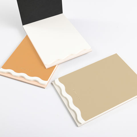 Papel & Co. Ripple Notepad | Mustard, Black Or Moss 