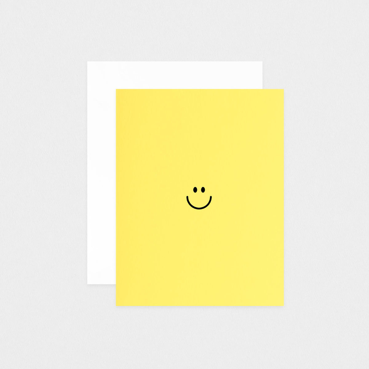 paper&stuff Smiley Face Greeting Card 