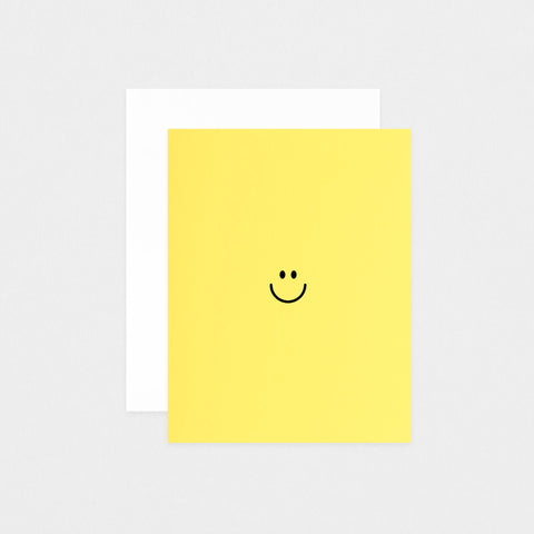 paper&stuff Smiley Face Greeting Card 