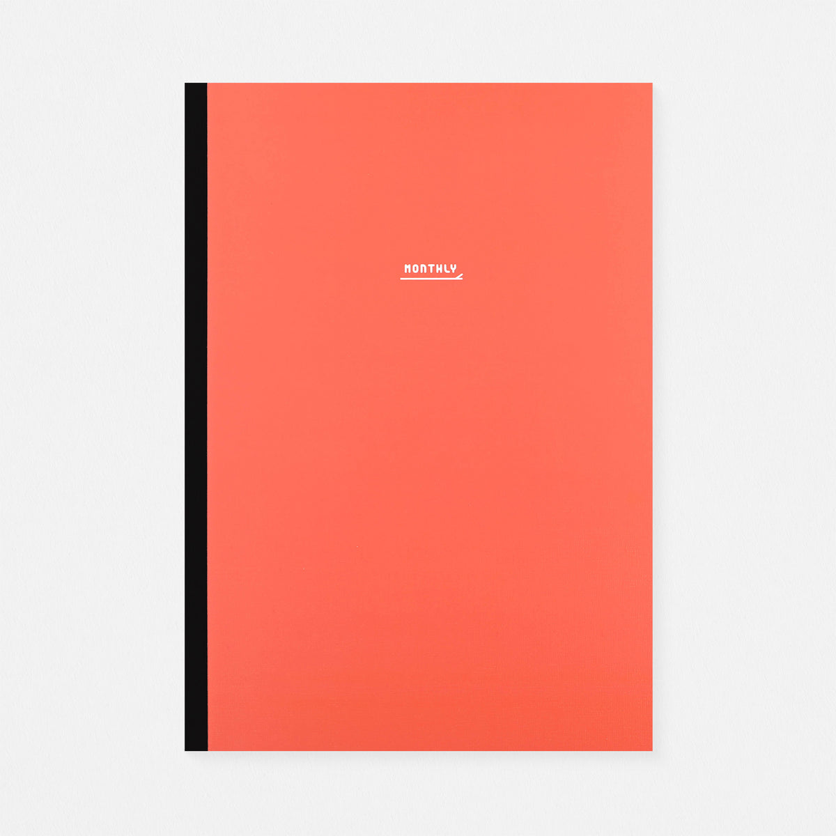 Paperways Large Monthly Planner Undated Coral Red 