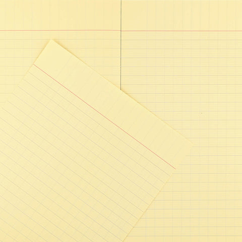 Paperways Large Notebook French Grid Crimson Red 