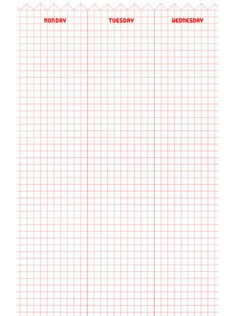 Paperways Desk Notepad Red Velvet A4 