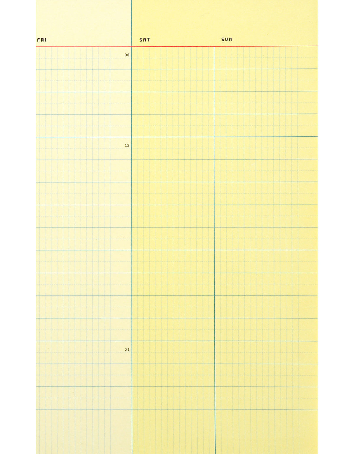 Paperways Desk Notepad Weekly Organizer A4 