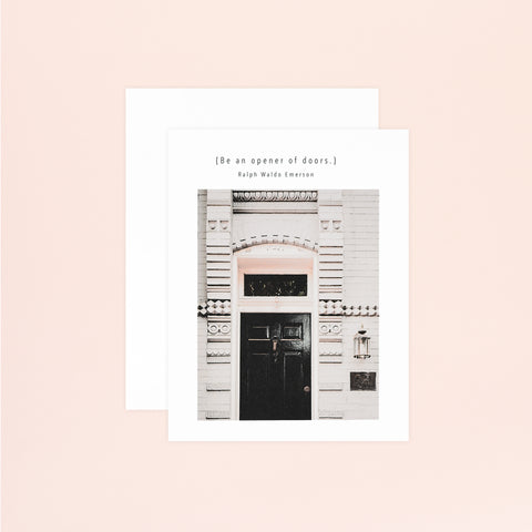 The Pen + Piper Doors Greeting Card 