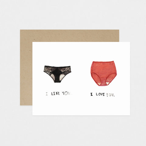 People I've Loved I Like You I Love You Greeting Card 