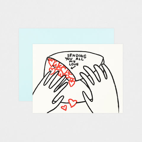 People I've Loved Sending You All My Love Greeting Card 