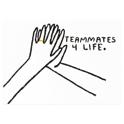 People I've Loved Teammates Greeting Card 