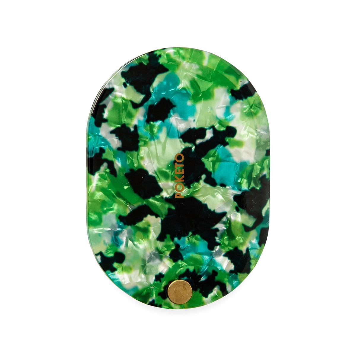 Poketo Poketo Pocket Mirror Green Multi 
