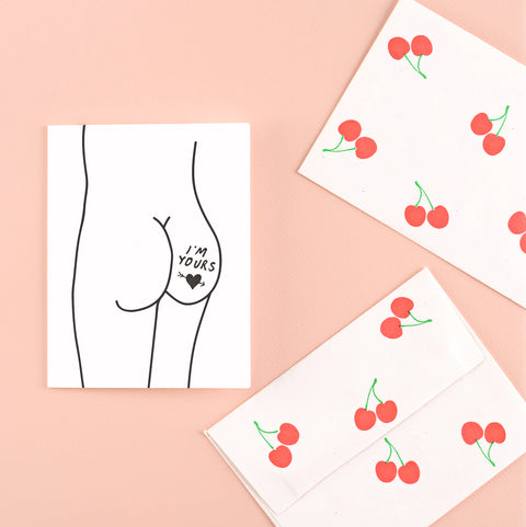 Poem Press Booty Greeting Card 