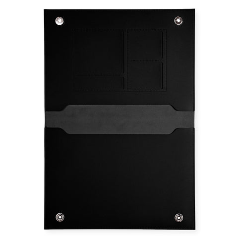Poketo Poketo Large 13" Minimalist Folio Black 