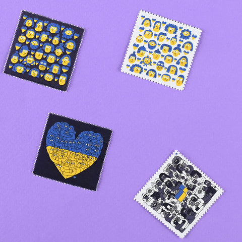 The Portland Stamp Company The Portland Stamp Company Ukraine Benefit Poster Stamps 