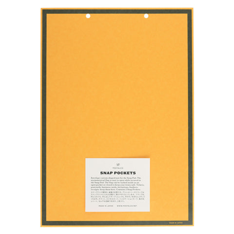 Postalco Postalco Snap Pockets Set of Two | A5 or A4 