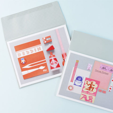 Present & Correct Pen to Paper Assorted Folded Note Cards Boxed 