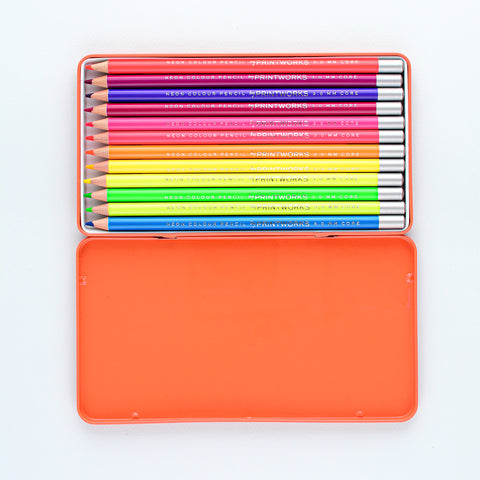 Printworks Printworks Neon Color Pencils Set of Twelve 