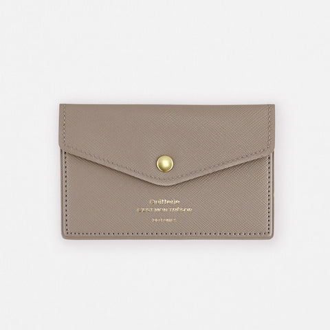 Null Quitterie Card Case Greige 