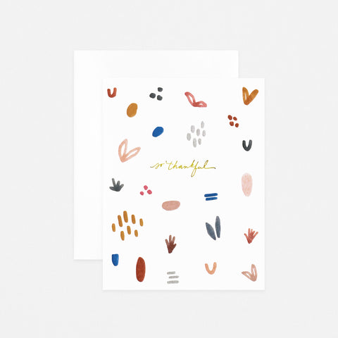 Ramona & Ruth Thankful Little Bits Folded Thank You Cards Boxed 