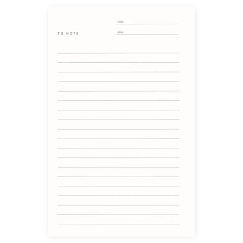 Ramona & Ruth To Note Notepad 