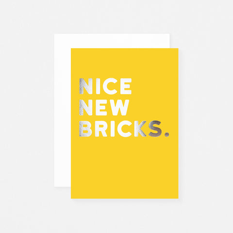 Redback Cards Bricks New Home Card 