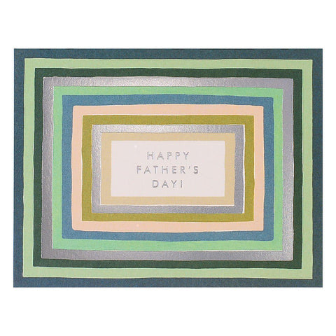 Null Striped Father's Day Card 