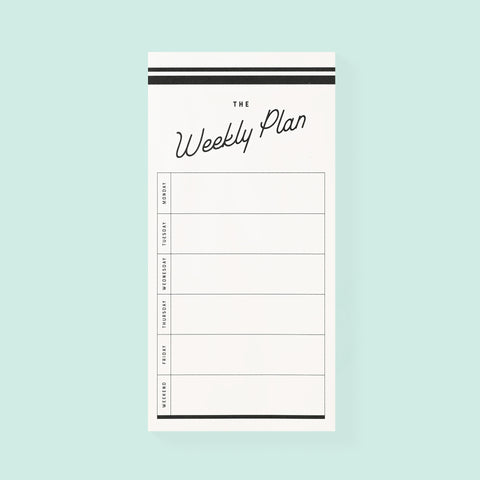 Ruff House Print Shop Retro Weekly Plan Notepad 