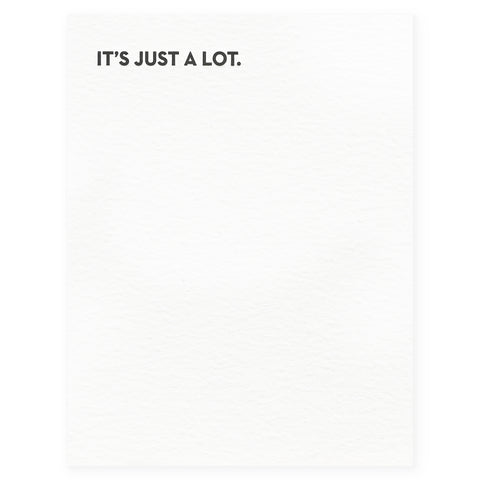 Sapling Press A Lot Greeting Card 