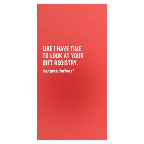 Sapling Press Gift Registry Cash Card 