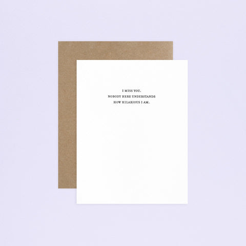 Sapling Press Hilarious Greeting Card 