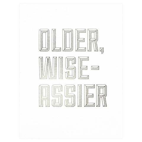 Sapling Press Wise-Assier Birthday Card 