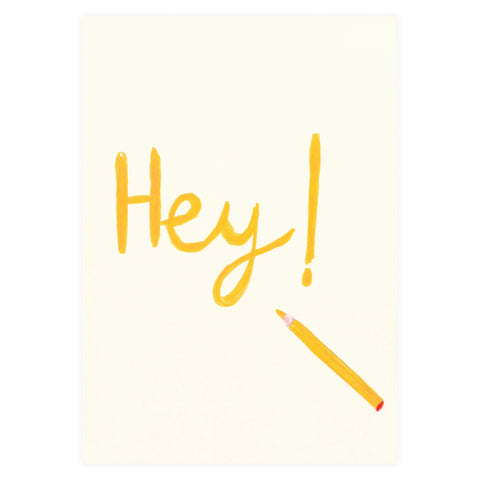 Season Paper Hey! Greeting Card 