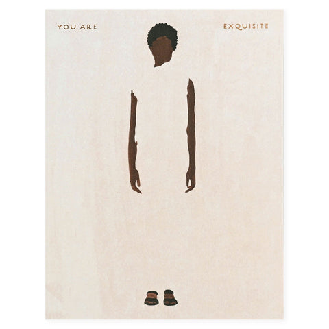 Seedlings You Are Exquisite Card With Plantable Envelope 
