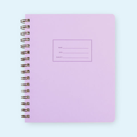 Shorthand The Standard Notebook Lilac | Right or Left Hand Orientation 
