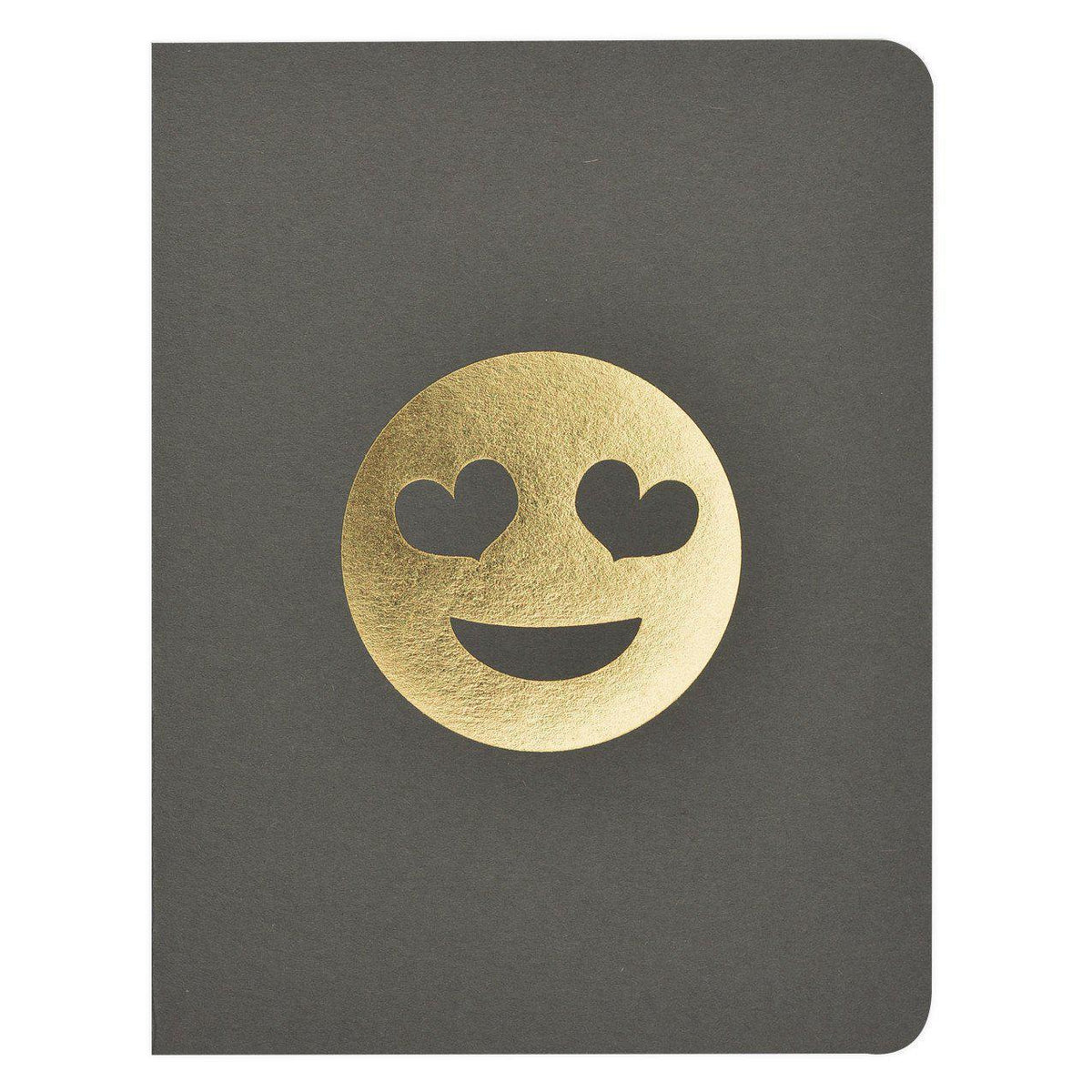 Smitten on Paper Heart Eyes Greeting Card 