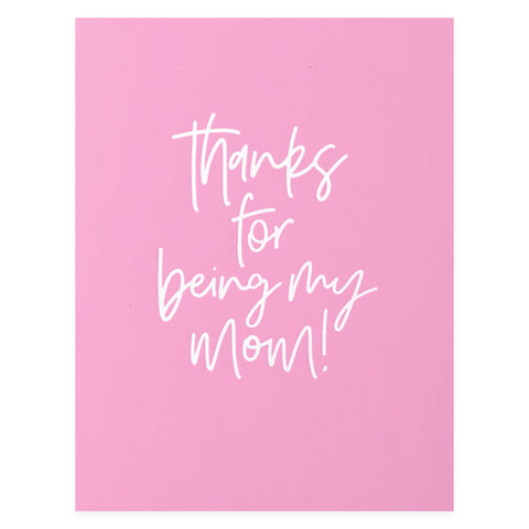 The Social Type Thanks Mom Mother's Day Card 