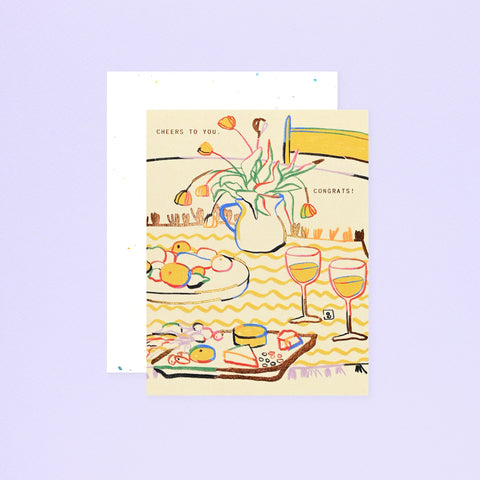 Someday Studio Still Life Greeting Card 