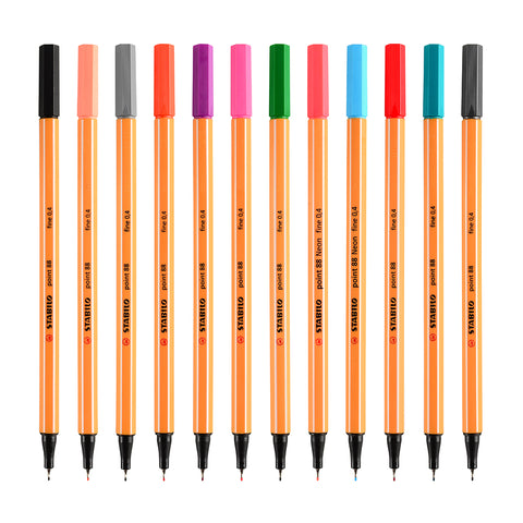 Stabilo Stabilo Point 88 Fineliner Felt Tip Pens | 16 Colors 