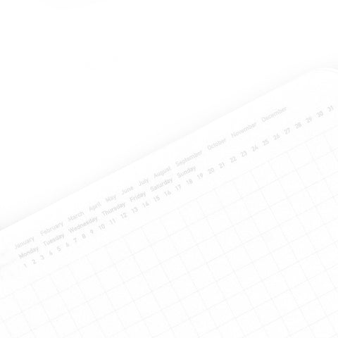 Stalogy 365Days Notebook A5 | Blue, Red or Yellow 