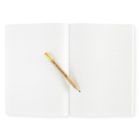 Stalogy Stalogy 7 x 10" Lined Notebook Black 