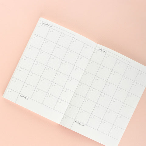 The Completist Overlay Shapes Lay Flat Pocket Planner Undated 