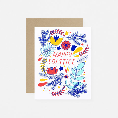 The Good Twin Happy Solstice Holiday Card 