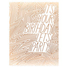 The Good Twin Let's Party Birthday Card 