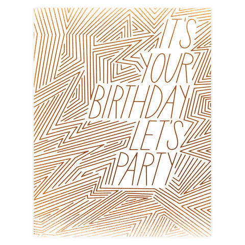 The Good Twin Let's Party Birthday Card 