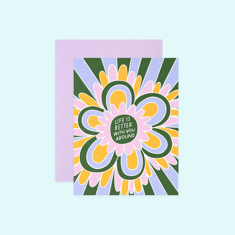 The Good Twin Life Better With You Greeting Card 